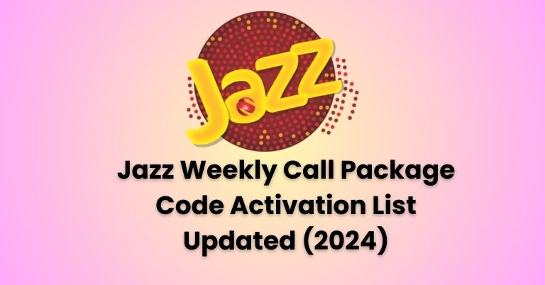 Jazz Weekly Call Package Code