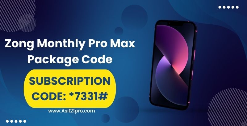 Zong Monthly Pro Max Package Code