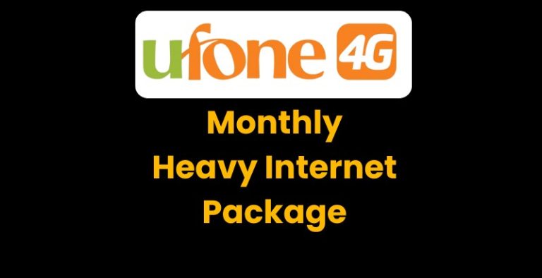 Ufone Monthly Heavy Internet Package