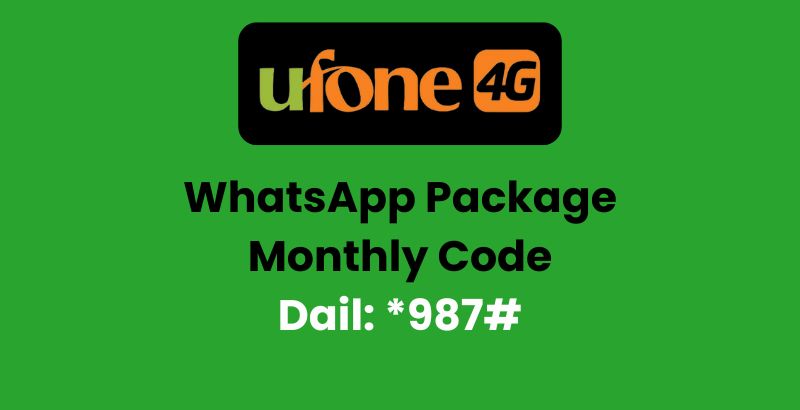 Ufone WhatsApp Package Monthly Code